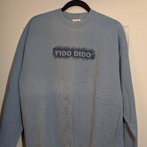 Vintage Very Rare 1985 Fido Dido Long Sleeve Sweatshirt w Discounted Shipping